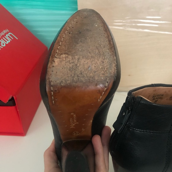 Vintage heels women’s Leather - Picture 6 of 8